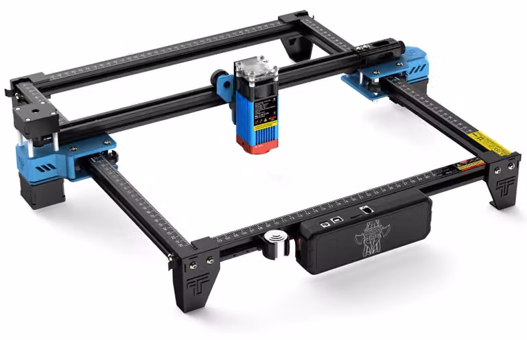 Macchina per incisione laser - TTS-55 Pro - Adatta per legno e acciaio inossidabile - Area di incisione: 300 x 300 mm - Modulo motore integrato -