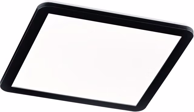 Plafoniera LED Moderna Trio Leuchten GD Trio Quadrata Nero Dimmabile