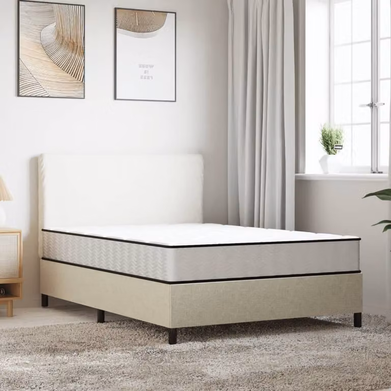 vidaXL Materasso in Schiuma Mediamente Morbido 90x200 cm