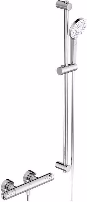 Combinazione doccia Ideal Standard con termostatico doccia Ceratherm T50 a parete A7218AA cromo
