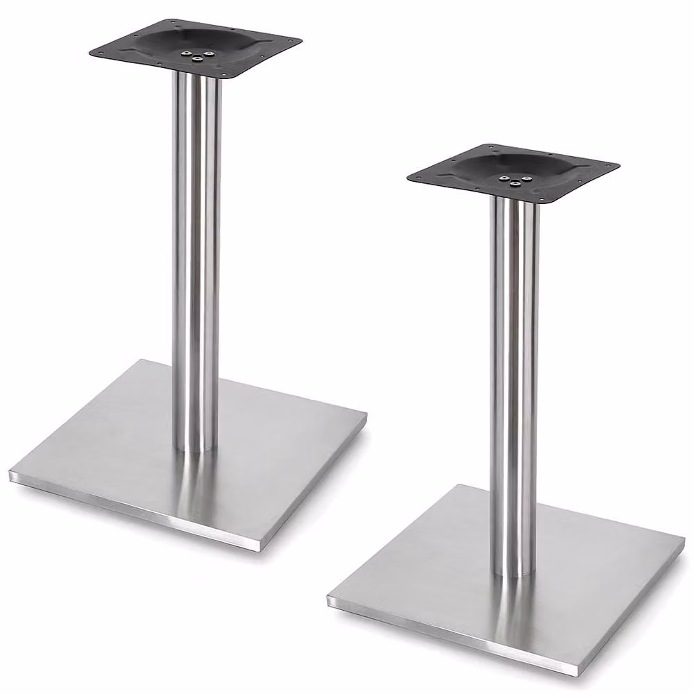 Tischbein 2x Supporto per casse in acciaio inox Supporto per altoparlanti Podio Base per tavolo
