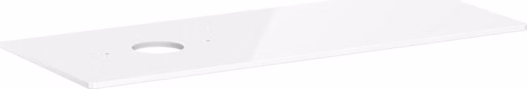 hansgrohe Xelu Q Console avec découpe ronde à gauche, 1360x550, pour vasque à poser, sans trou pour robinet, 54116050, 54116050