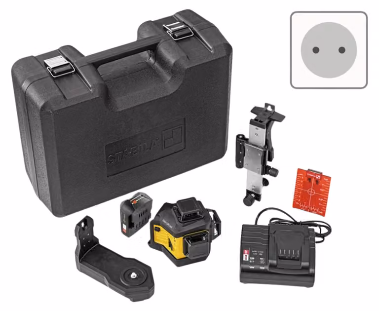 Stabila LAX 600, 12-V-System, 7-pcs (EU) Multi-line laser Self-levelling Range (max.): 30 m