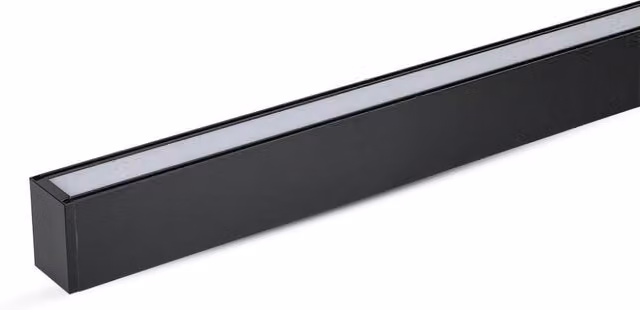 Luce lineare a LED V-TAC con Samsung Chip, corpo in alluminio nero, 40 W, 3000K, dimmabile – 1