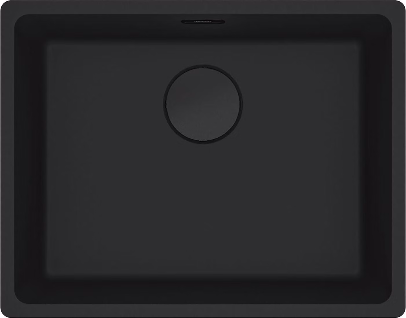 Lavello sottopiano Franke Maris MRG 110-52 Fragranit Black Matt - Collezione Black, valvola a manopola rotante