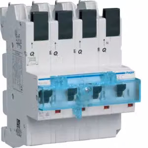 Interruttore Hager SLS 3P+N E-35A sbarra QC HTS635E