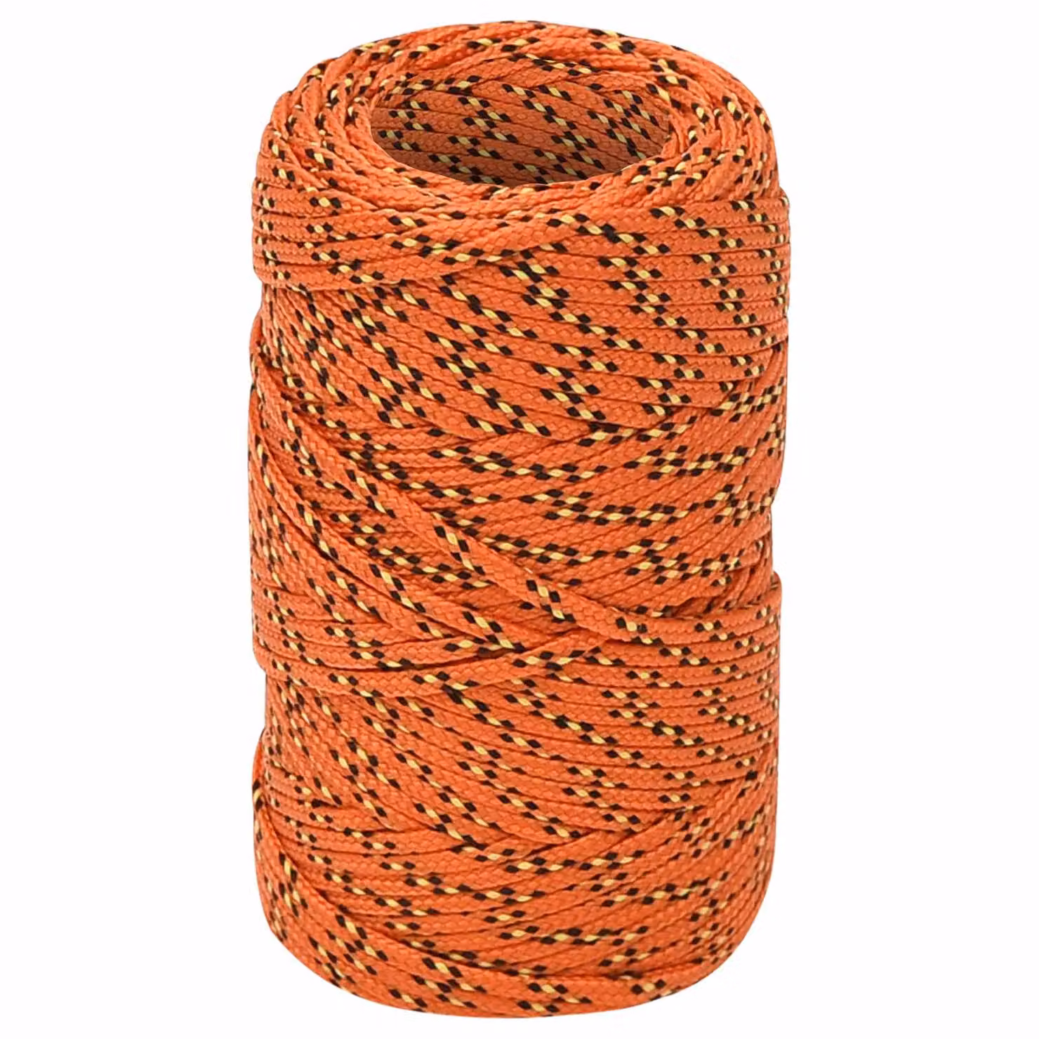 Corda multiuso vidaXL in plastica arancione, diametro 2 mm, lunghezza 50 m, carico massimo 27 kg