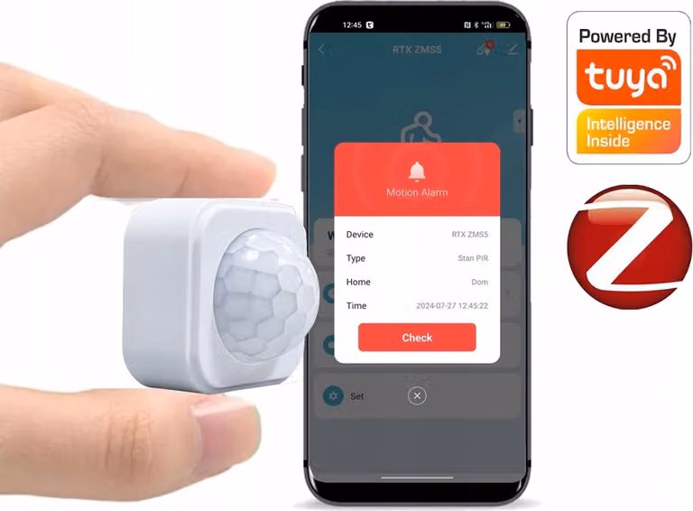 Sensore di movimento PIR ZigBee estremamente piccolo TUYA Smart RTX Eco