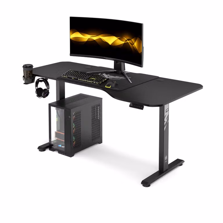 Diablo Tavolo da gioco elettrico X-Tensio Scrivania per computer Scrivania per ufficio Funzione di memoria Touchscreen Altezza regolabile 160 cm