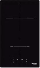 Piano cottura a induzione Smeg SI2321D da incasso, 2 zone, Black, L: 30 cm