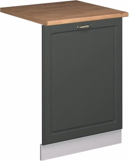 Pannello frontale per lavastoviglie Fame-Line Vicco, colore Verde-oro rustico e Bianco, larghezza: 60 cm