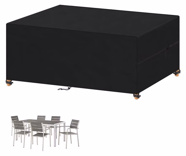 Copertura impermeabile per mobili da giardino, dimensioni 140x70x70 cm, tessuto Oxford 420D, adatta per l'uso invernale