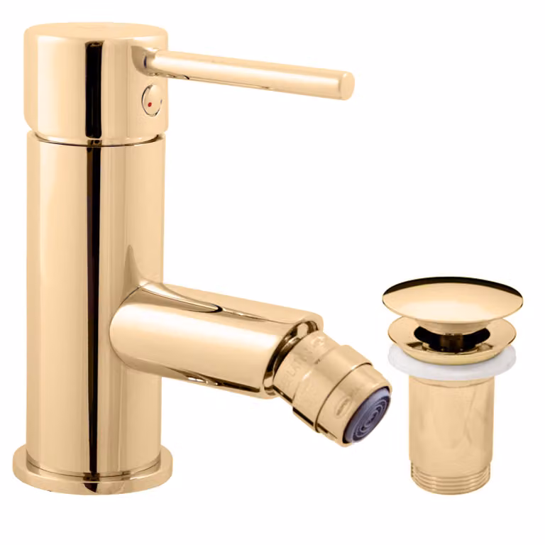 Slezák-RAV Rubinetto per bidet SEINA oro, Colore: oro, Dimensione: 1/2''