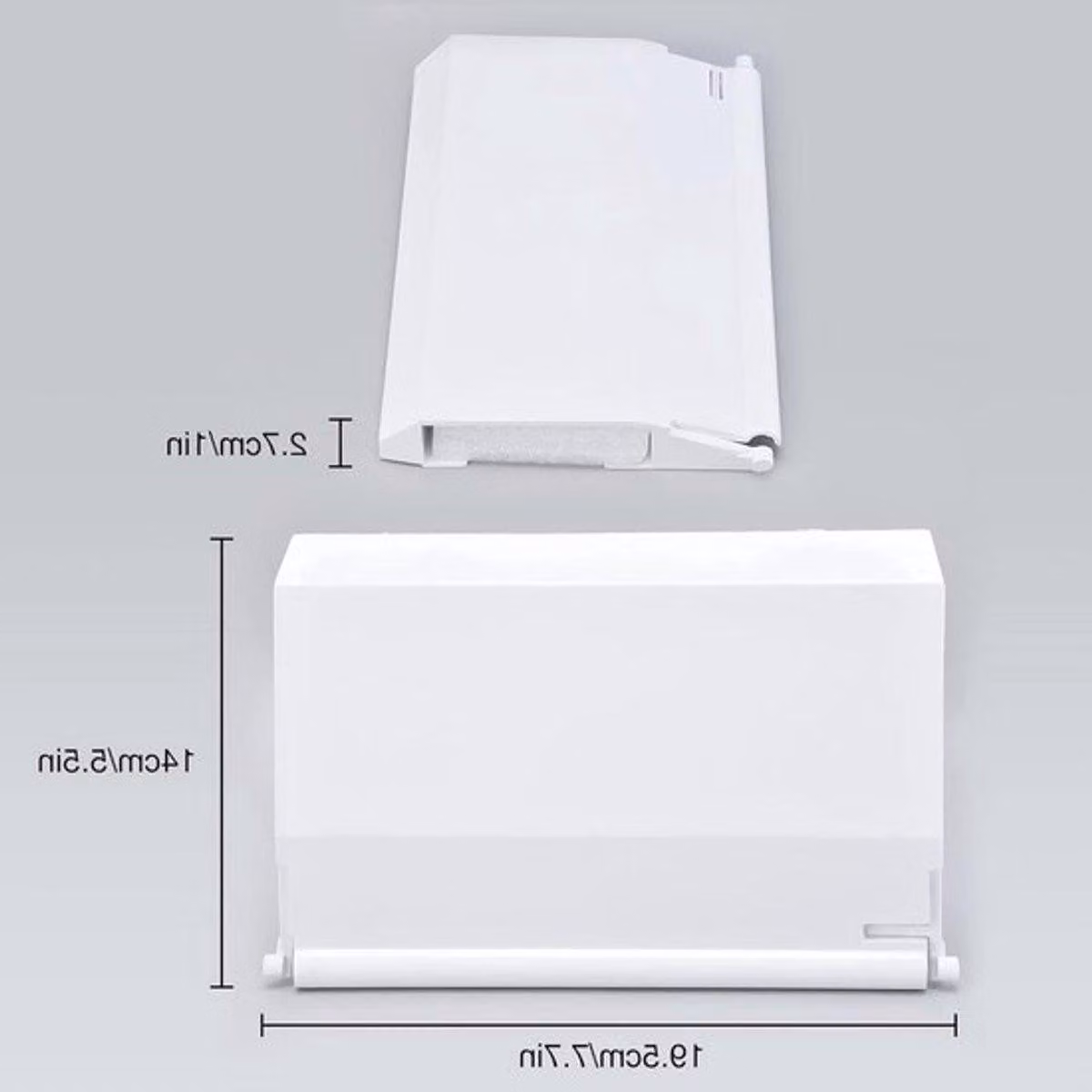 Set di 2 paraspruzzi/deflettori per skimmer di piscina – Kit di ricambio per copertura dello skimmer, dimensioni 19,5x14 cm, ideale per piscine interrate ed efficiente