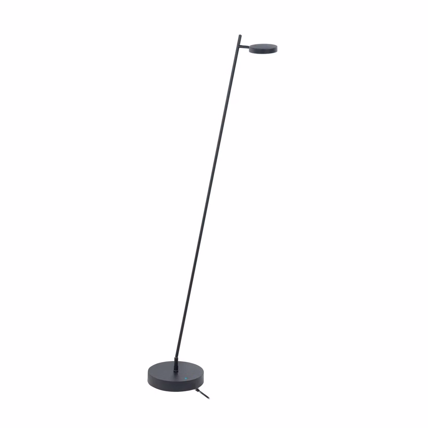 HighLight Lampada da terra a LED Round Move, dimmerabile, Nero, Soggiorno / Sala da pranzo, Metallo, Moderno, Lampada LED da terra