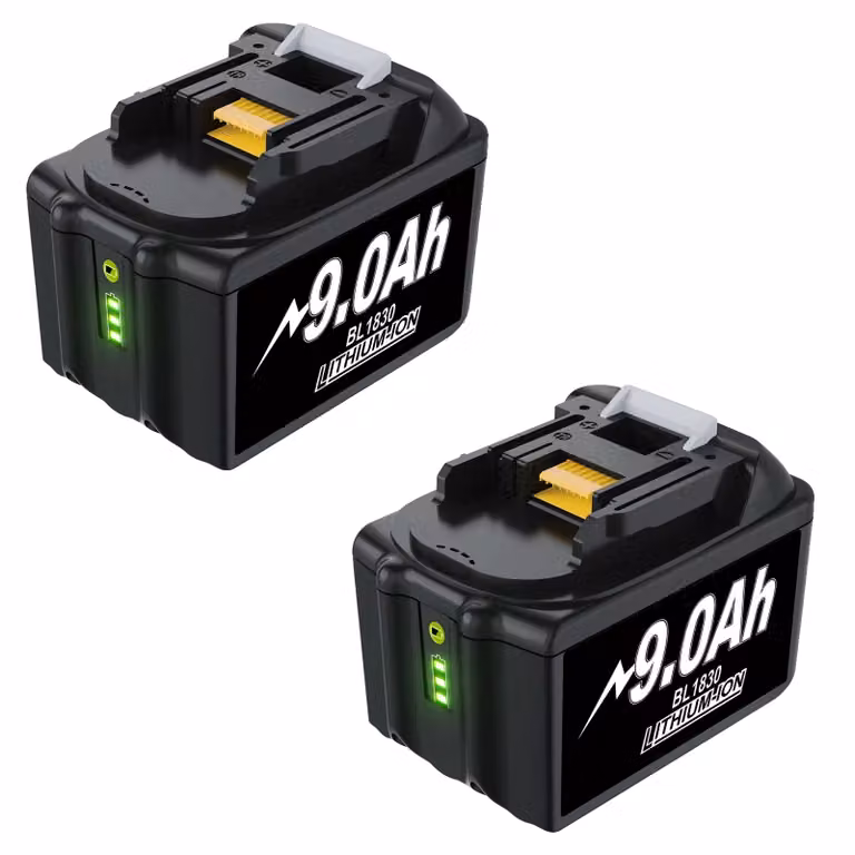 Caricabatterie Makita 18V, compatibile con BL1850B e BL1860, carica rapida per elettroutensili, nero