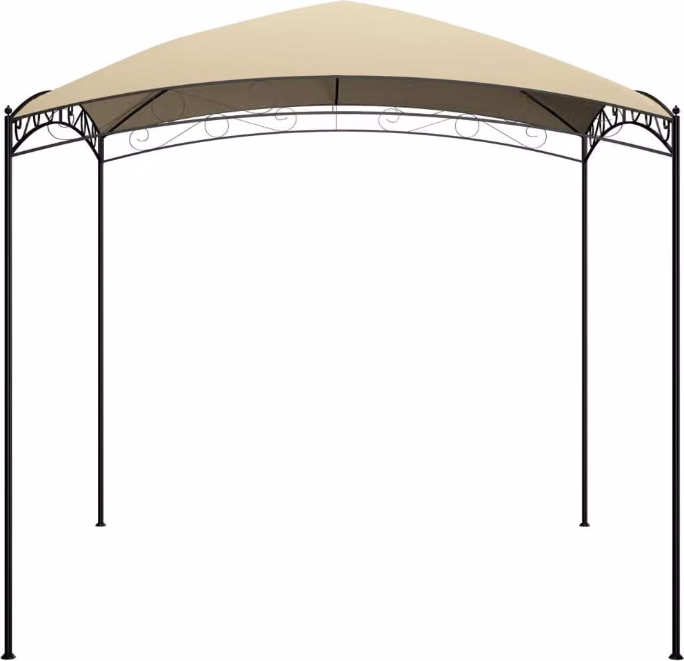 Gazebo 3x3x2,65 m Crema 180 g/m²