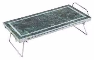 Pietra Ollare "Invito" Con Piedini Ripiegabili - cm 19x37