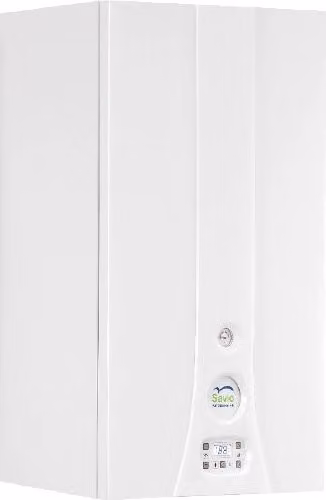 Caldaia a condensazione Savio InoxDens 28s Low NOx in acciaio inox con kit scarico fumi metano colore bianco L/P/H: 70 x 40 x 30 cm