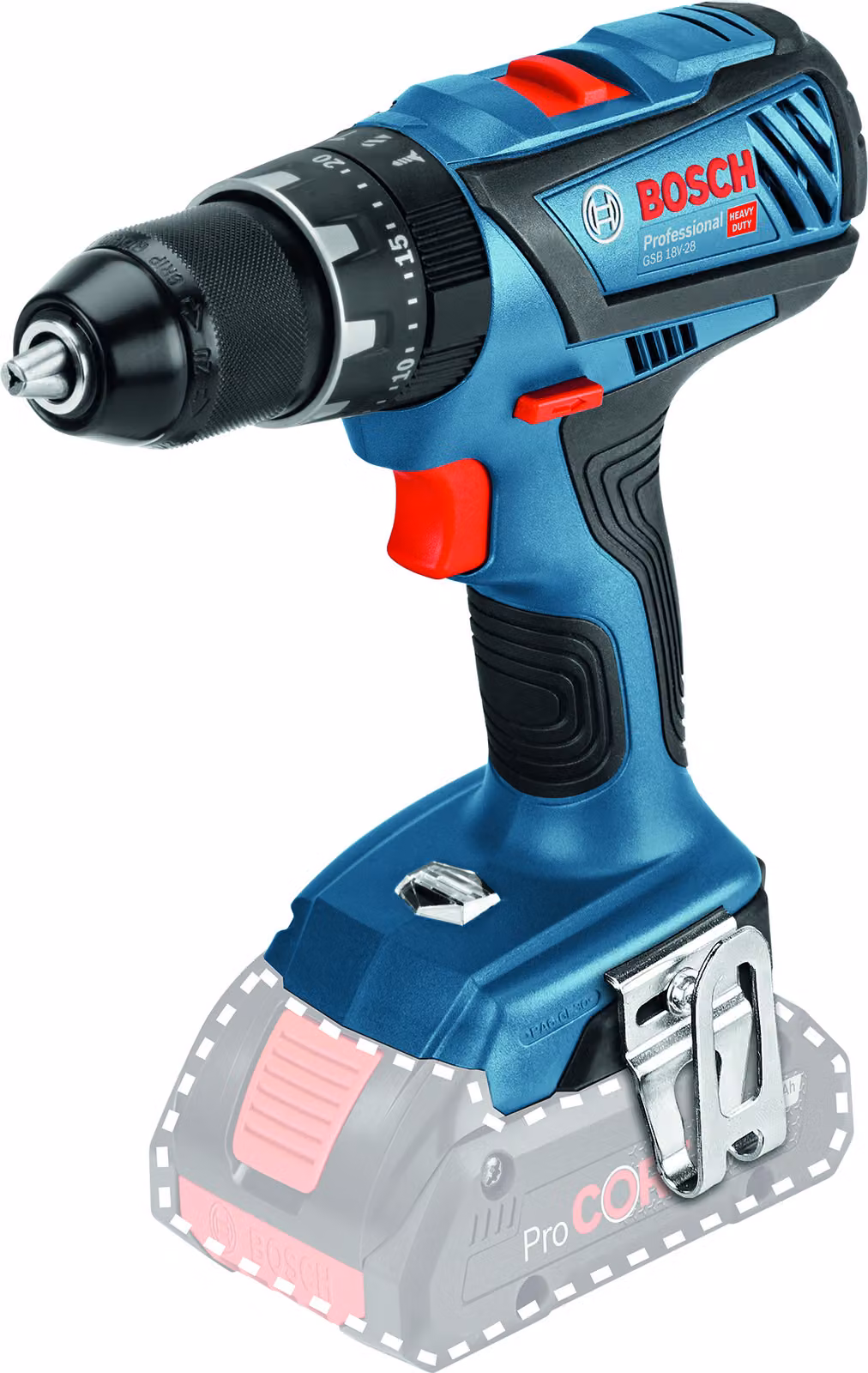 Bosch 06019H4000 Bosch GSB 18V-28 Akku-Schlagbohrschrauber