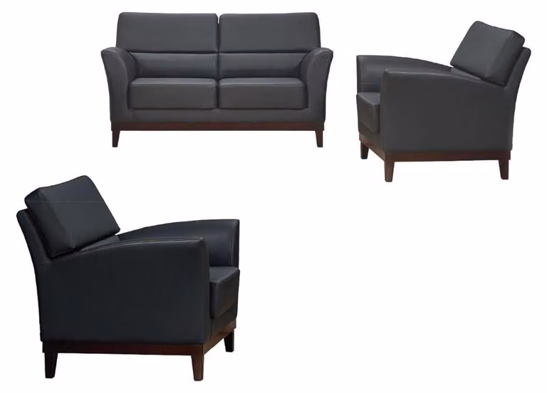 Sofa Sofagarnitur Ledersofa Couchen Sitzer Set Sofa Polster Couch 2tlg Sessel