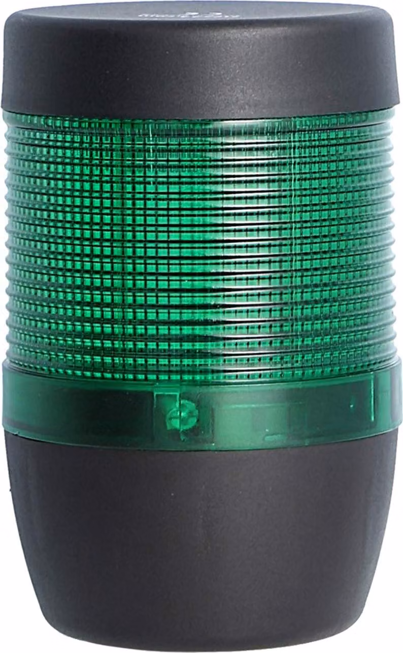 Colonna segnaletica STEX24 verde, 70 mm, 24 V CA/CC, luce lampeggiante a LED SS70-OB1/24 109 Dimensioni Lunghezza 106,0 mm, diametro 70,0 mm - 1 pezzo