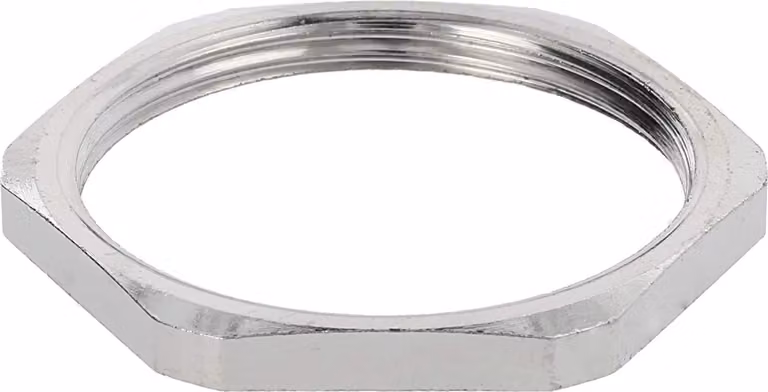 WISKA, dado di raccordo PG29x1,588, modello GMS-29, esagonale, in ottone (CuZn) nichelato, colore argento - 1 pezzo