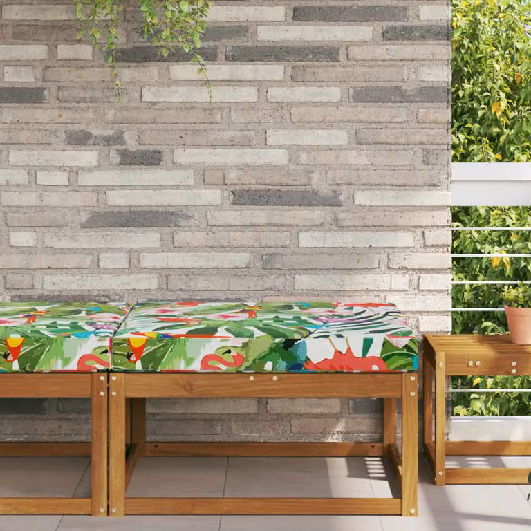 Cuscino quadrato per divano da esterno vidaXL in poliestere multicolore L 80 x P 80 cm