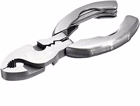 multiutensile portatile 9 in 1 in acciaio inox - Leggero e multifunzionale con pinze, cacciavite, spelafili, aprifili e crimpatrice