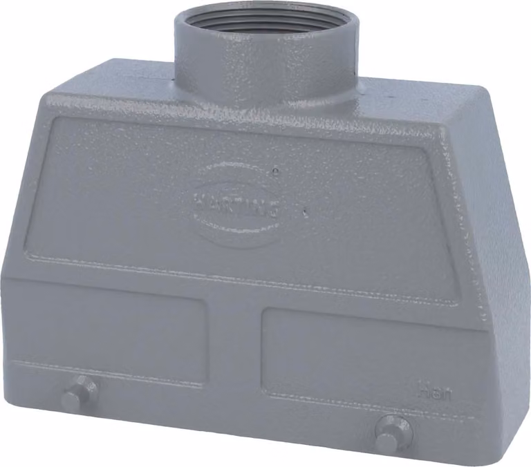 HARTING Han 24B Custodia con manicotto alta, 1xPG29 uscita cavo diritta, per 2 staffe (nella parte inferiore) Vite PG29