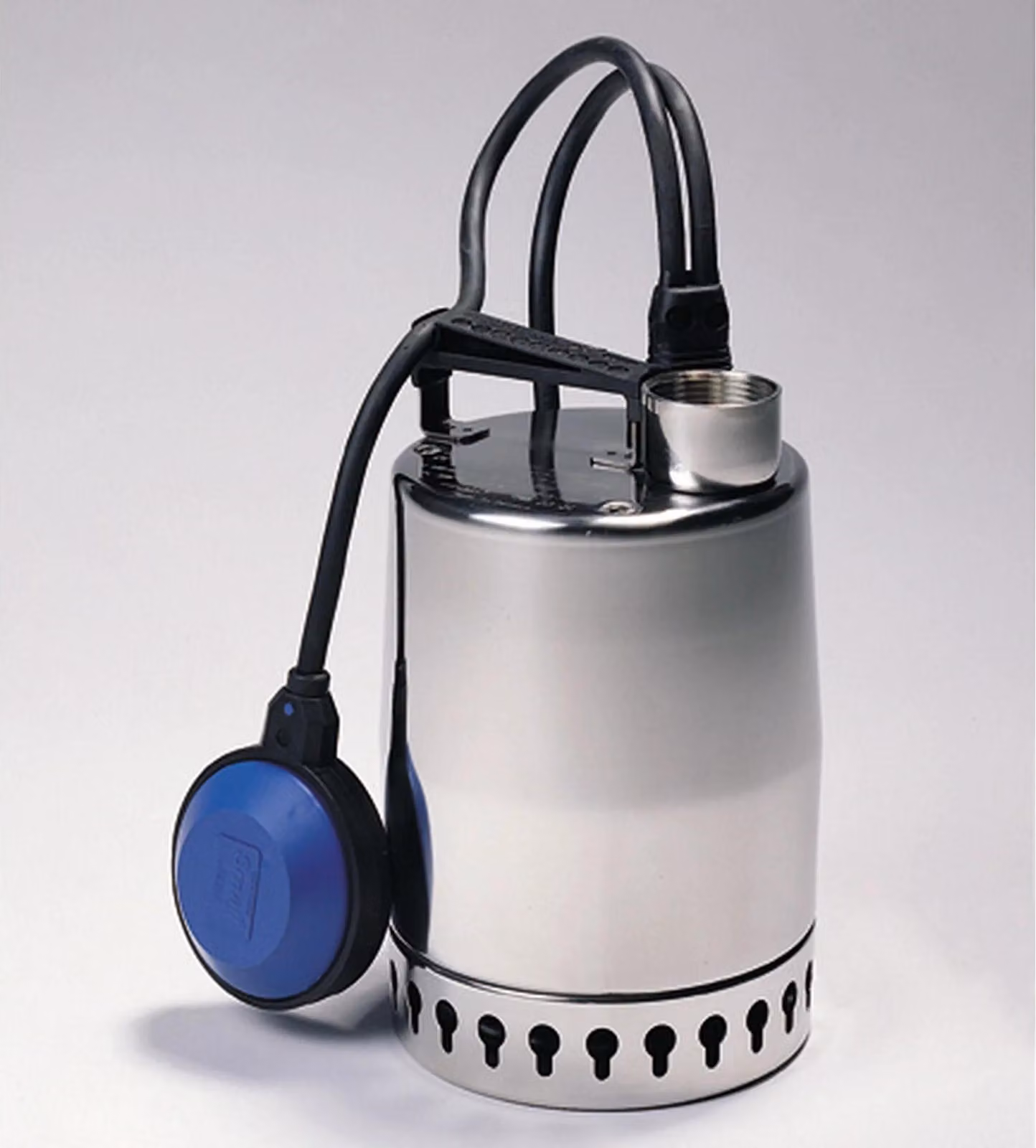 Pompa di drenaggio per cantine Grundfos Unilift 230V KP150-A1 con cavo da 10 m e supporto galleggiante, 1 pz.