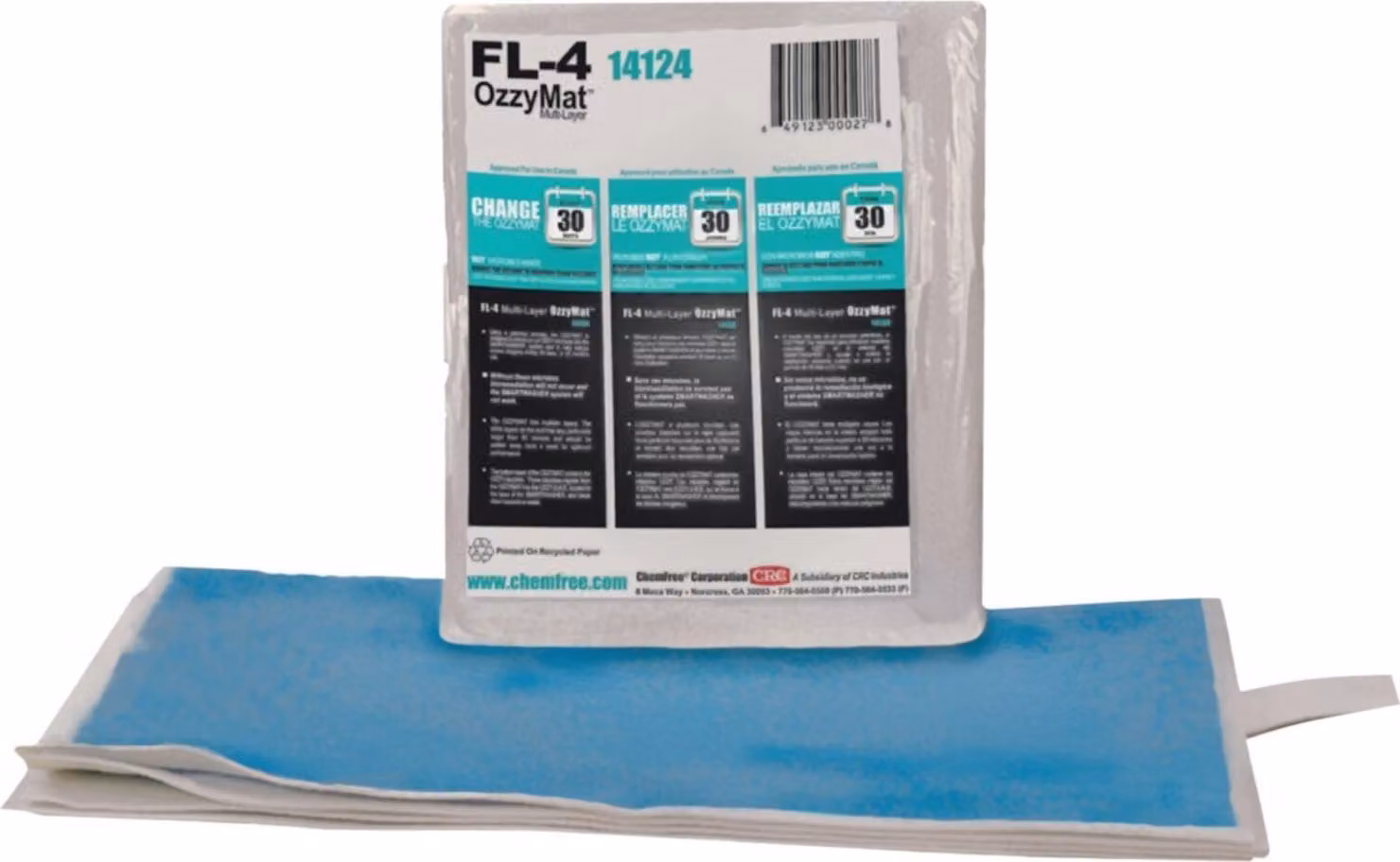 Filtro A Quattro Strati Ozzy Mat Fl-4 Per Lavatrice