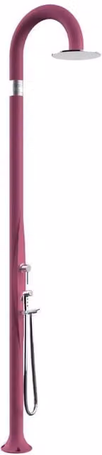 Doccia Tradizionale In Resina Funny Yin Con Miscelatore E Doccetta Colore Fuxia Cv-T345/4003