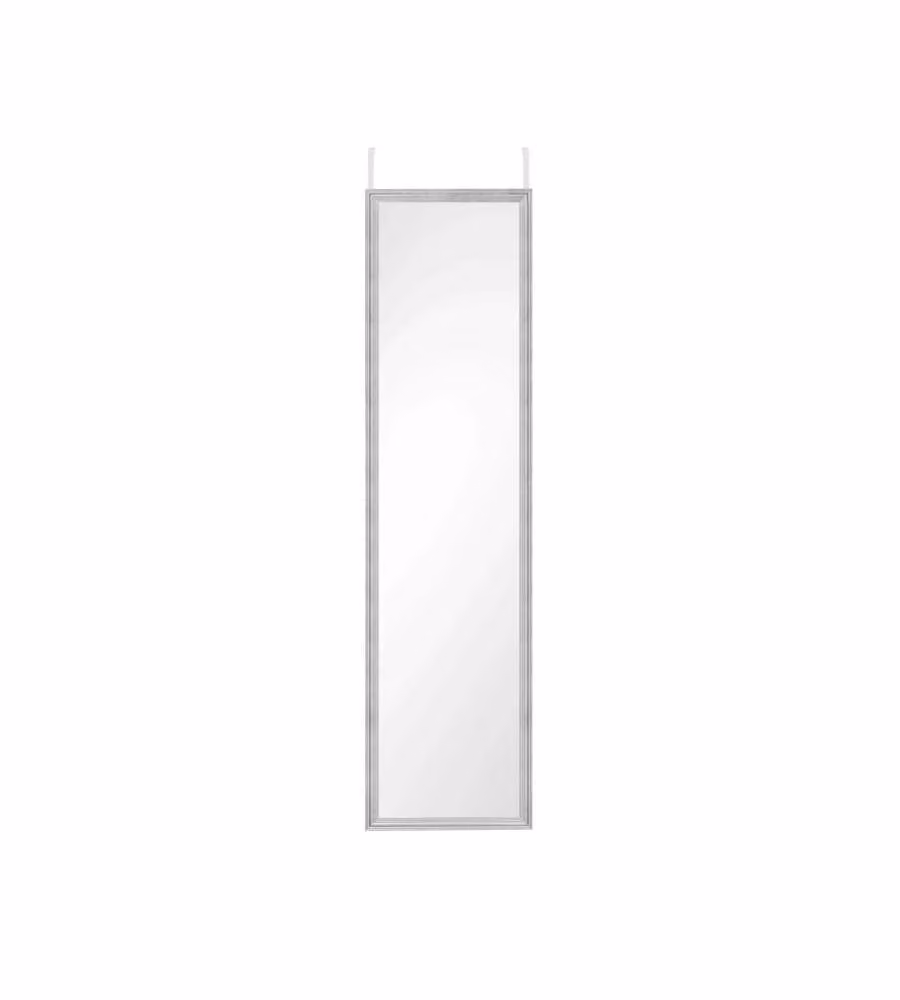 TRIO LIGHTING Specchio Bea da Appendere Rettangolare 30x120 cm Argento