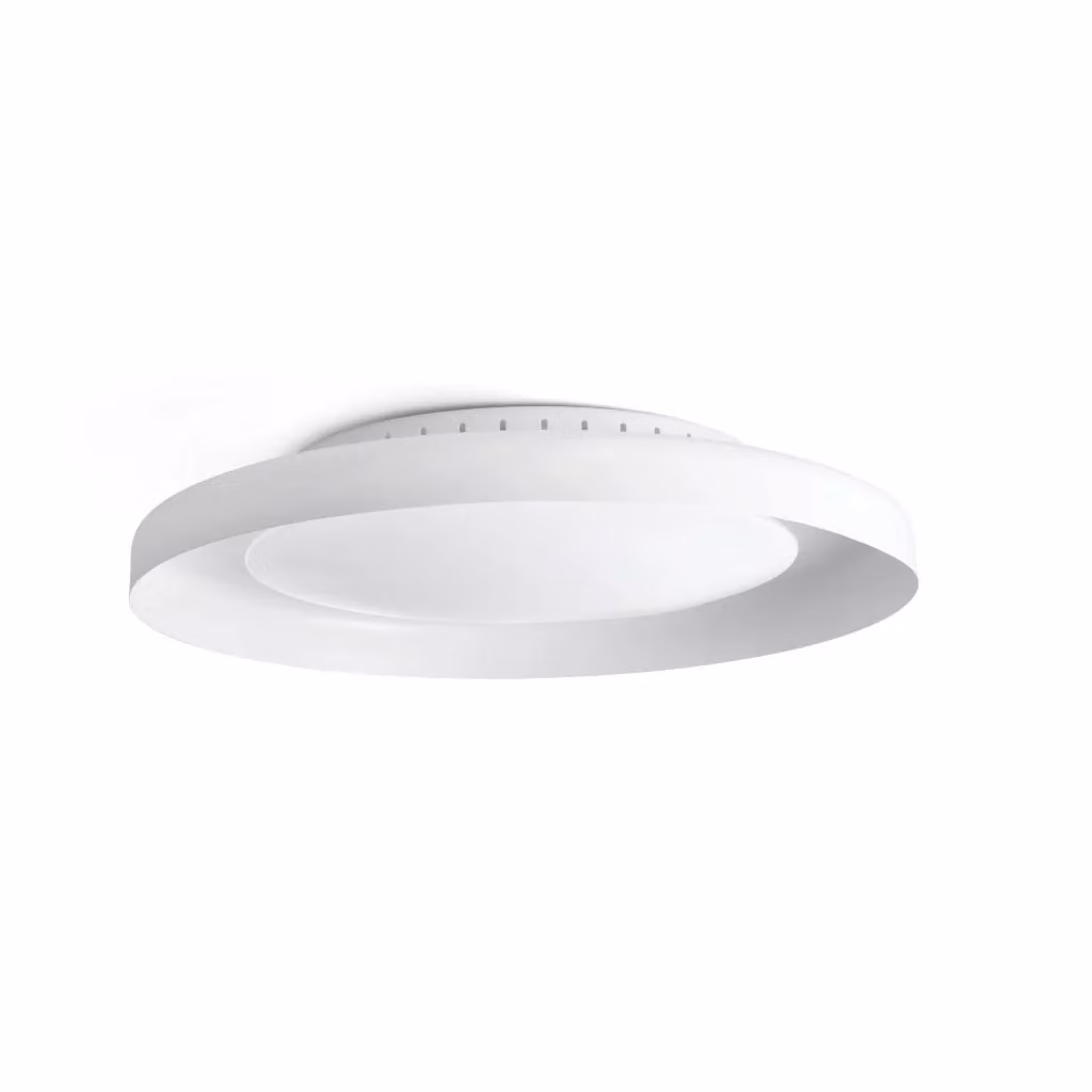 Plafoniera da interno Faro Barcelona bianca con tecnologia LED e luce bianco caldo – 2