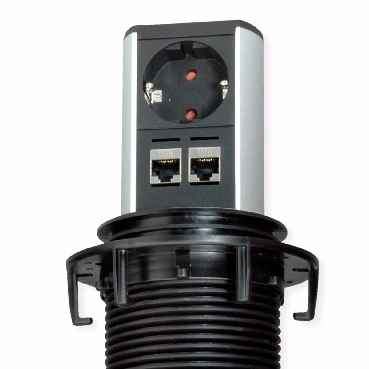 Elevatore BACHMANN 1xCEE7/3 2xCAT6A 90°