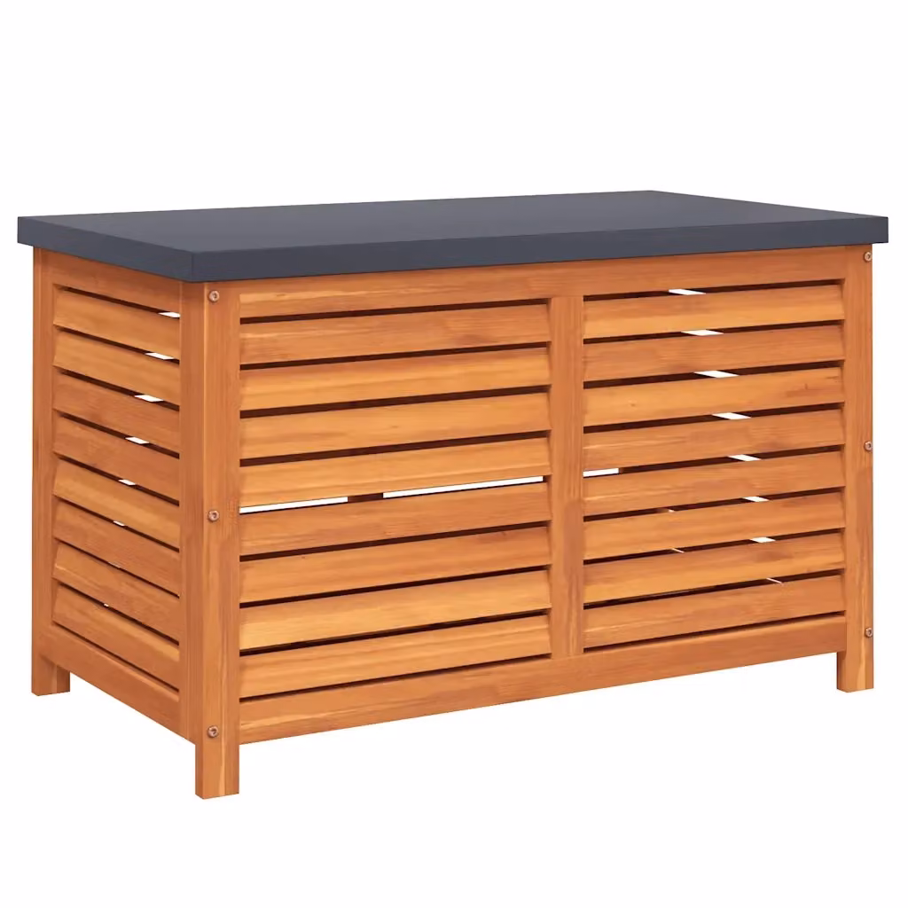 Contenitore da giardino moderno vidaXL in legno oliato marrone L: 90 cm, P: 48 cm, H: 55 cm – 2