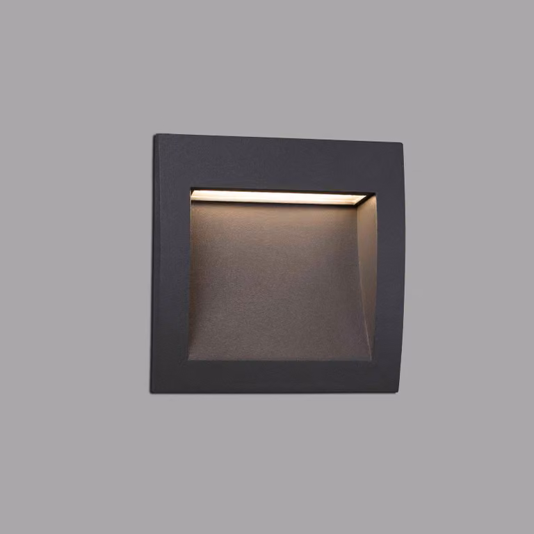Lampada da incasso a parete a LED SEDNA-3 IP65 grigio scuro