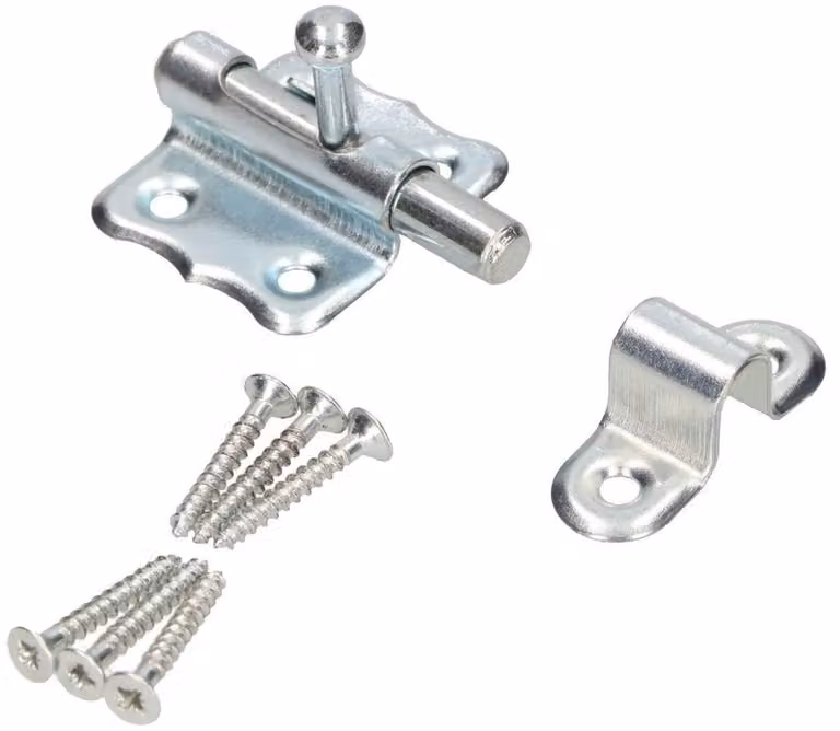 KOTARBAU®: Gancio per porta, fermo per porta, chiavistello, sistema di bloccaggio, fermo scorrevole da 30 mm