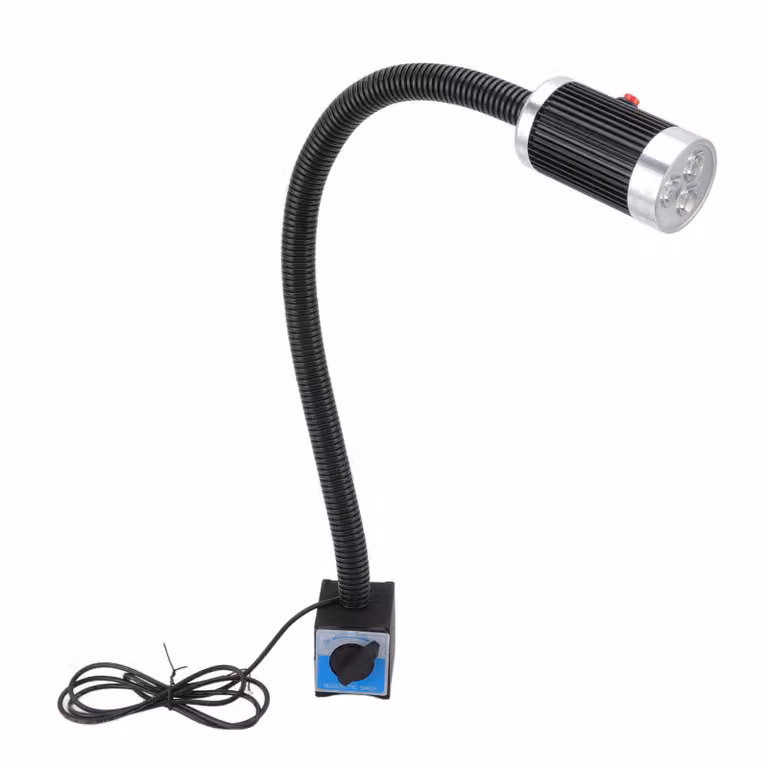 Luce da lavoro magnetica, luce da lavoro a collo d'oca, luce da lavoro con base magnetica, luce da lavoro flessibile, luce da trapano, luce da lavoro a LED