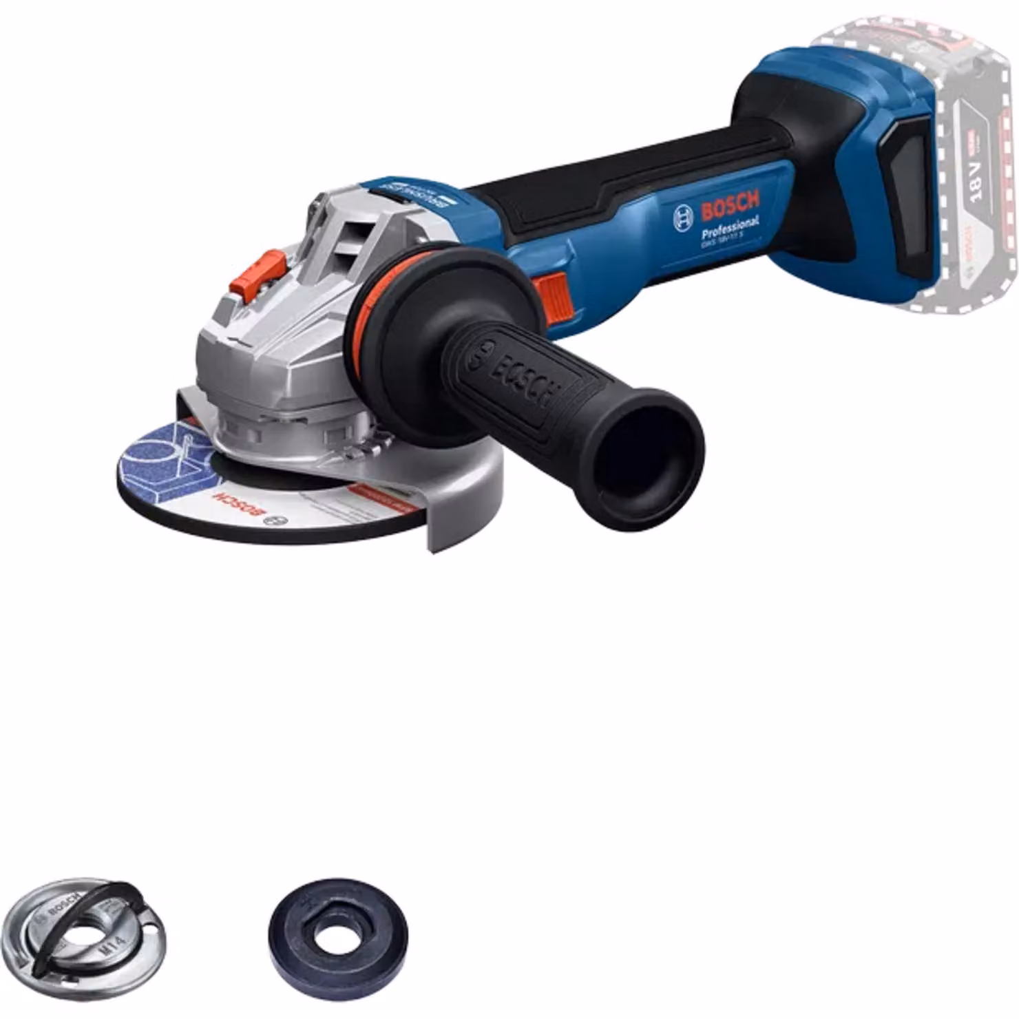 Bosch Winkelschleifer GWS 18V-11 S solo C (06019N4000)