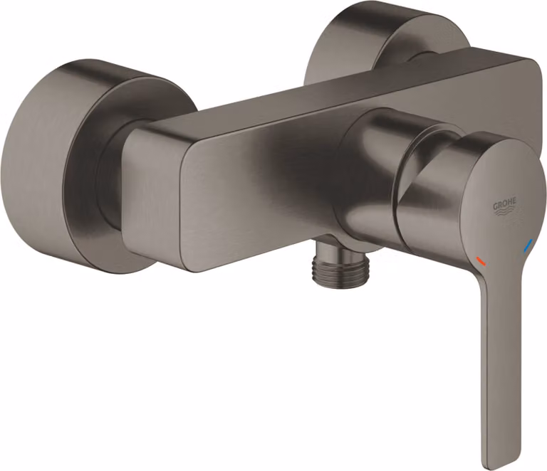 Grohe Lineare - Rubinetto per doccia, Grafite dura spazzolata 33865AL1