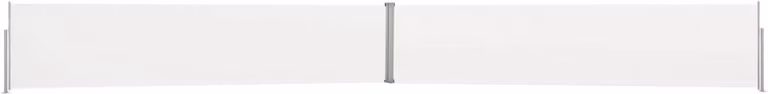 Tenda Laterale Retrattile per Patio 140x1200 cm Crema
