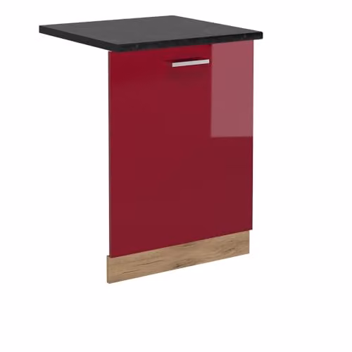 Vicco Frontale lavastoviglie R-Line, Rosso lucido, 60 cm