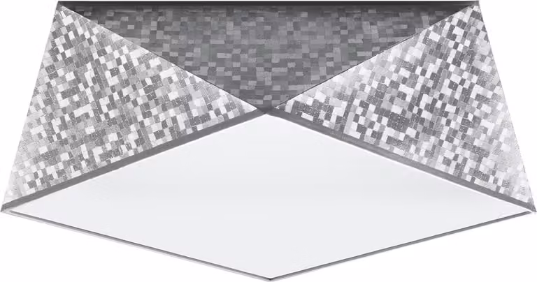 PLAFON IMPACTO 2 E27 Lampada da soffitto argento - dimmerabile