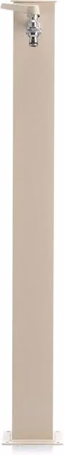Fontana da Giardino Belfer 42/Q con Rubinetto, Colonna d'Acqua Quadrata in Metallo e Alluminio, Colore Beige, L/P/H: 90 x 90 x 85 cm