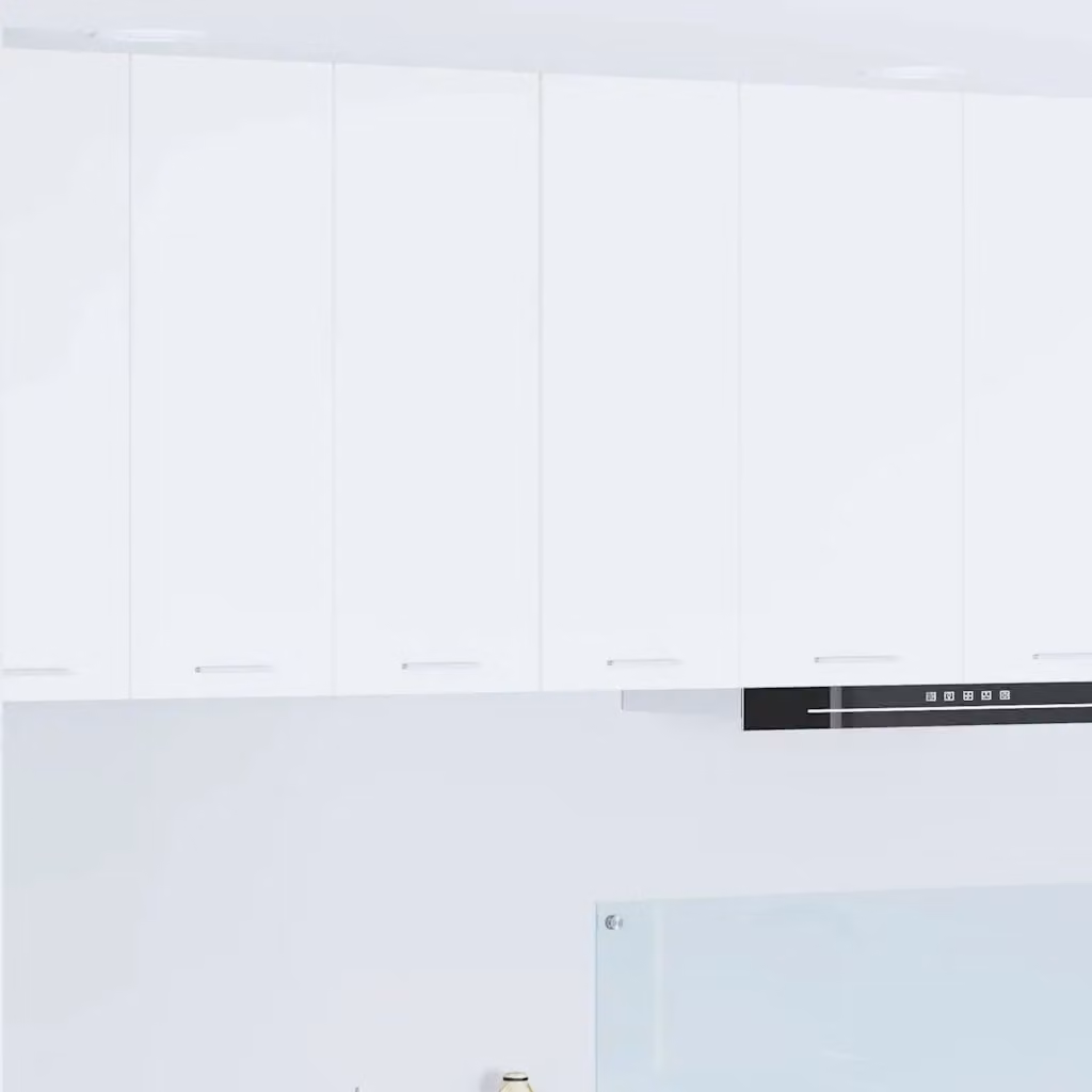 vidaXL Armadio pensile da cucina moderno in MDF Bianco L: 30 cm, P: 31 cm, H: 80 cm