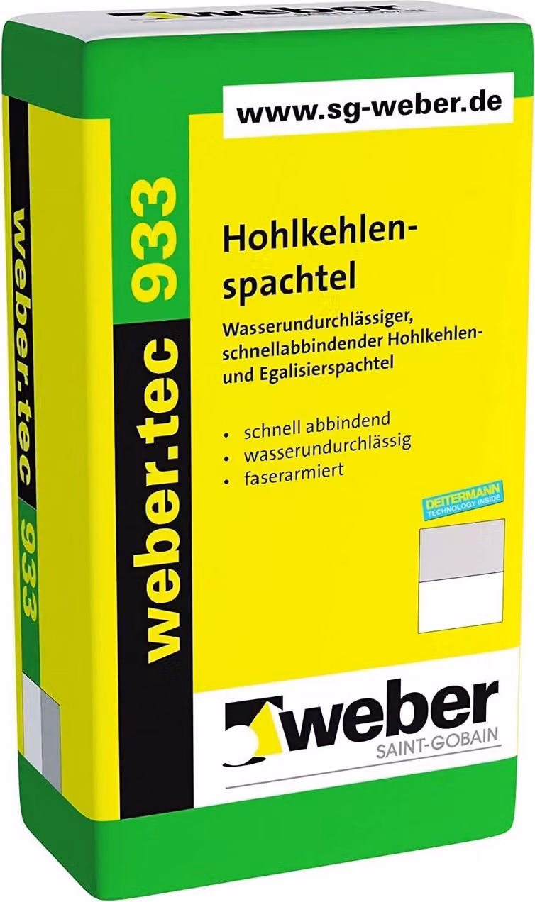 weber.tec 933 Hohlkehlenspachtel 25KG