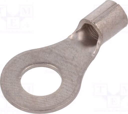 1 connettore a crimpare: anello M6, per cavi da 3 a 6 mm², isolato (no)