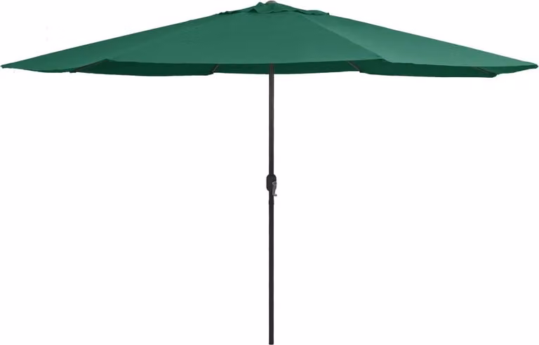 Maison Exclusive - Ombrellone con palo in metallo, 390 cm, colore verde